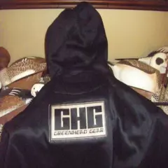 Avery Greenhead Gear Decoy Black GHG Logo Hoodie Hooded Sweatshirt M Med Medium