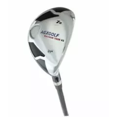 AGXGOLF MEN'S RIGHT HAND XS #7 HYBRID IRON wGRAPHITE SHAFT: CHOOSE LENGTH & FLEX