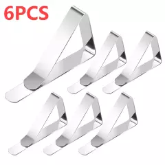 4-12Pcs Stainless Steel Table Cloth Clip Wedding Picnic Table Cover Clip Holder 