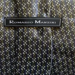 Romario Manzini Collection Men's Neck Tie Gray 58” Inches Long