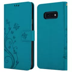 Case for Samsung Galaxy S10e Phone Cover Protection Flower Book Wallet