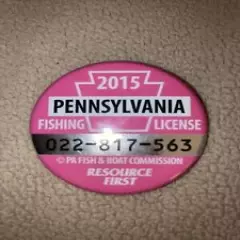 2015 Pennsylvania Fishing Button