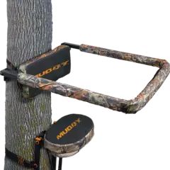 Muddy Universal Hunting Tree Stand Reliable Flip Up Shooting Rail Rest (2 Pack)