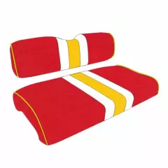 Golf Cart Custom Seat Covers with Helmet Stripe EZGO RXV 2008-2015 40+ Colors