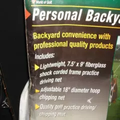  World of Golf Personal Backyard Practice Center (New) 7.9' x 9'