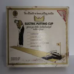 Vintage Lot 19th Hole Eagle Electric Putting Cup 1969 Rare Super Power USA 