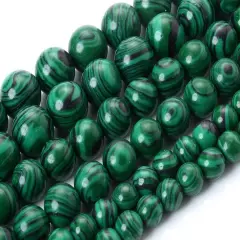 Green Malachite Stone Beaded Phone Wrist Strap, Camera Strap, Gift Idea