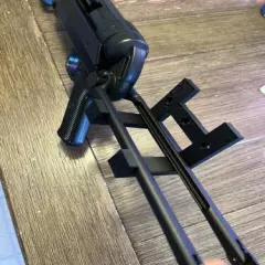 Custom 3D Printed Barrel And Stock Clip On Rack For MP-40