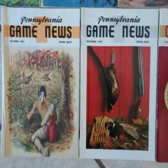 *Good* 1965 LOT OF 11 (missing August 1965) PENNSYLVANIA GAME COMMISSION NEWS 