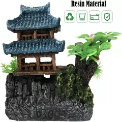 Aquarium Classical Resin Castle Decorations - Fish Tank Realistic Details Castle