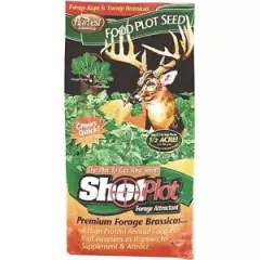 6-Shotplot 2.5# Forage Plot Rape & Turnip Brassicas Buck Deer Attractant 70252