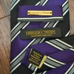 Donald J. Trump Signature Collection Necktie 100% Silk Tie 60"