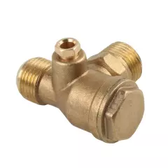 Air Compressor Check Valve Gold Home Male Threaded One-way 1pcs 20*20mm