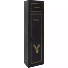 Gun Safe Cabinet 5 Rifles Storage Locker Shotgun Firearm Pistol Lock Shelf Rack