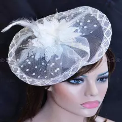 1 Spring Racing Race Party Melbourne Cup Feather Fascinator Headband 6 Colours