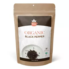 Organic Black Peppercorns - USDA Certified - Ideal for Cooking and Seasoning