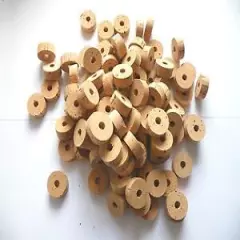 100 CORK RINGS 1 1/4"X1/2" BORE 5/16" GRADE A+ FREE SHIPP