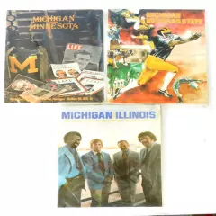 Lot of (3) Different 1976 University of Michigan College Football Programs