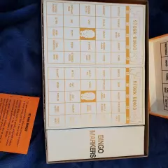 Baby Shower Game Stork Bingo Complete w Instructions Classic Vintage Retro Party