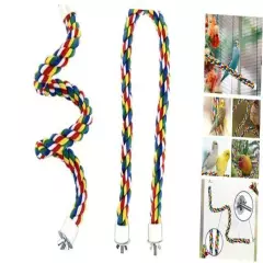 Bird Rope Perch Parrot Toys Birds Bungee Rope Perch Climbing Swing Perches for 