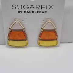 Sugarfix Baublebar Earrings Halloween Jewelry Candy Corn Pierced 