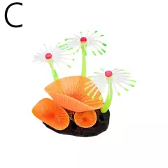 Glowing Artificial Fish Tank Aquarium Coral Plant Ornament Underwater Pet Decor‖