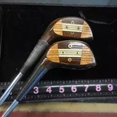 RH FEATHERLITE PERSIMMON DRIVER & 3 WOOD DP2 GREAT CONDITION