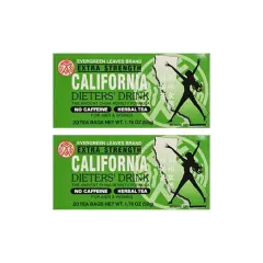 California Dieters' Drink Extra Strength Tea (Pack of 2 20-Count Boxes)