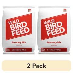 2-Pack Wild Bird Seed Mix 20 lb Bag - Attracts Finches, Cardinals, Woodpeckers