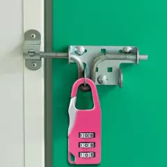 Mini 3 Digit Combination Padlock Zinc Alloy Travel Luggage Lock (Pink)