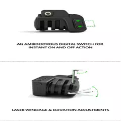 Green Rechargeable Laser Sight for Canik - Century Arms TP9, TP9SF, TP9SA & More