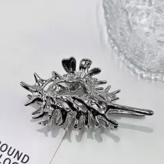 Creative Hollow Metal Conch Hair Claw Personality Temperament Shell Hair Clip