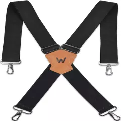 WELKINLAND 2Inch Men'S Heavy Duty Suspenders W/Hooks for Jeans