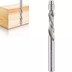 Spiral Flush Trim Router Bit Flush Cut Router Bit with 1/4" Shank for Hardwoodφ