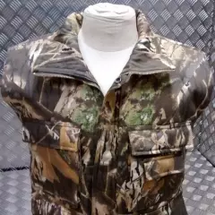 Hunters Action Vest Tree Camo Tactical Fishing Body Warmer All Sizes - NEW