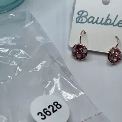 Baubles Gold Pink Dangle Earrings $16 ea or bundle 3/$25