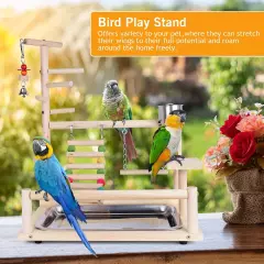 Parrots Playstand, Bird Playground, Bird Parrot Perch Stand, Parrot Climbing ...