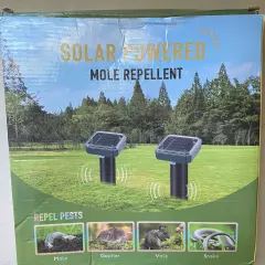 Mole Repellent Solar Powered 8 Pack - Ultrasonic Mole Repeller Vole Green