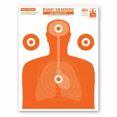 Silhouette Target Combo Pack - Ultra Bright & Splatter (100 Targets)