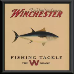 Winchester Bluefin Tuna Fishing Tackle Ad Reprint On 90 Year Old Paper *P104