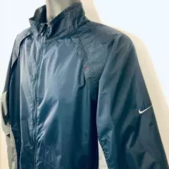 Mens NIKE Golf Zip Sleeve Convertible Windbreaker Clima-Fit Jacket / L