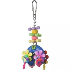 Flower Power Bird Toy Small Bird Toy, Chewable Bird Toy, Parrot Toy Spinning Toy