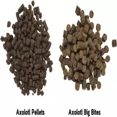 Axolotl Big Bites - Fast Sinking, Soft Pellet Daily Diet for Axolotls, Newts, Sa