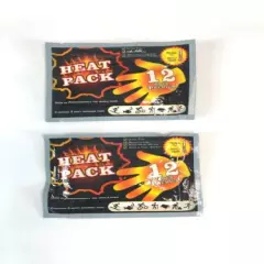 2 Heat Pack Hand Foot Warmer 12 Hour Hunting Fishing Skiing Outdoor Cold Weather