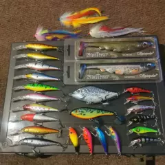 37 Piece Pike Lure Set In Case 