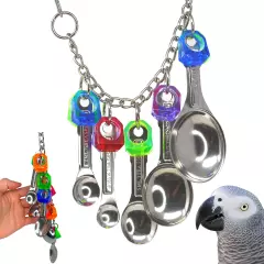 Bonka Bird Toys 1969 Spoon Delight Medium Large Parrot Bird Toy African Grey Par