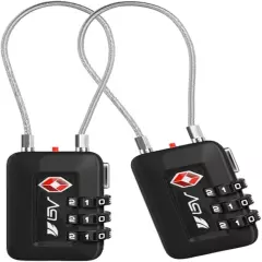 TSA Approved Luggage Travel Lock, Set-Your-Own Combination Lock for School Gym L