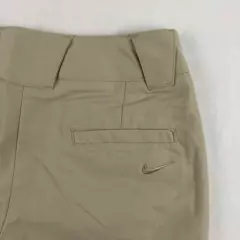 NWT Women's Stone Nike Corches Flat Front Shorts Size 10 Measurements Below #VK3