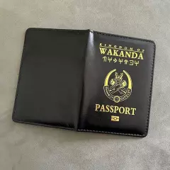 New Limited Edition Wakanda Asgard Passport Holder Pu Leather Travel Wallet