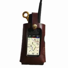 Leather Garmin Alpha 100 Dog Tracking GPS Handheld Case Holster Carrier Cover